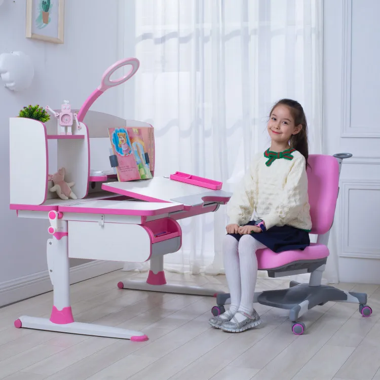 
Kid Srite Table Study Kid Study Table and Chair Kid Study Table in Pink Color 