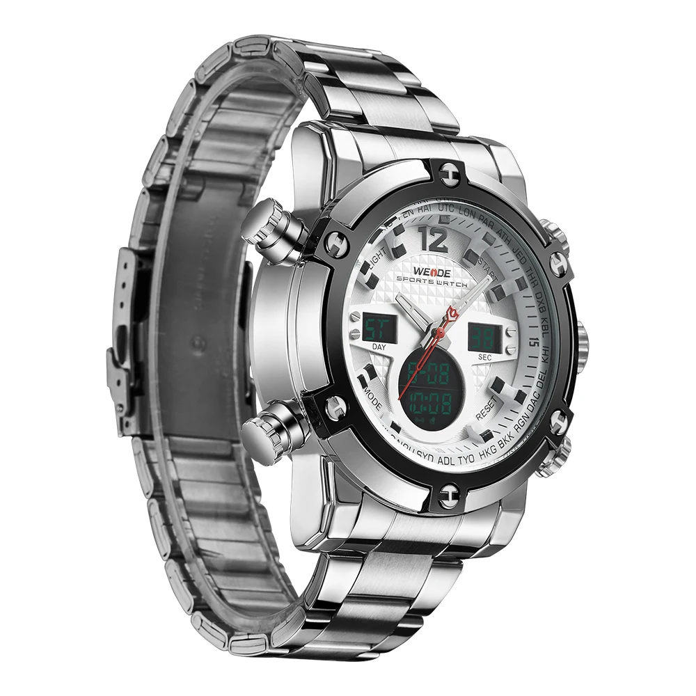 
Weide men watches, branded luxury quartz watch sr626sw, china factory custom japan movt watch stainless steel back 