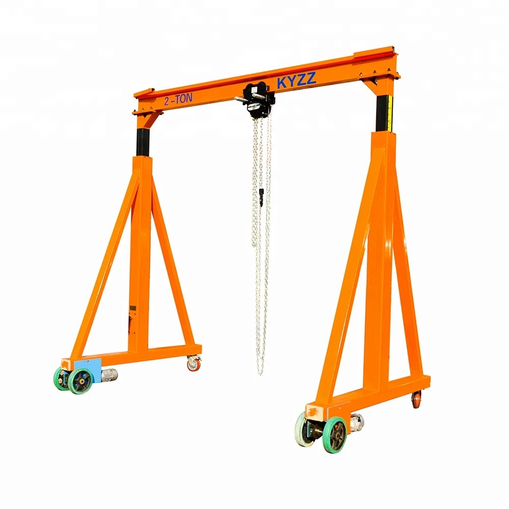 1 2 Ton Small Mobile Gantry Crane Drawing, Used Portable Workshop Gantry Crane 3 5 10 Ton For Sale