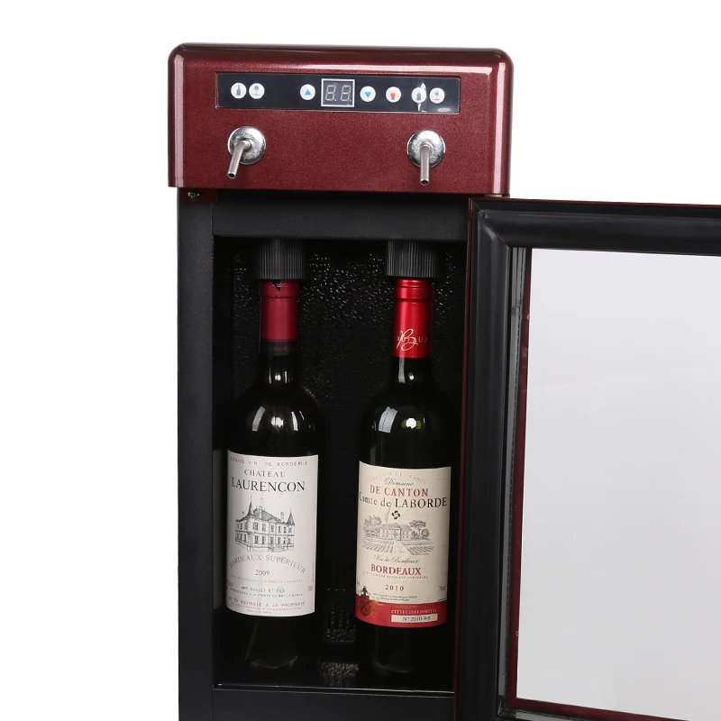 OEM  wine cooler freezer automatic wine dispenser 2 bottles