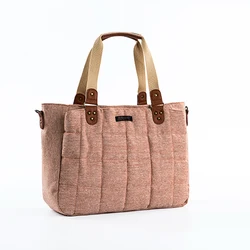 Custom Portable Multi function Shoulder Mommy Diaper Tote Bag