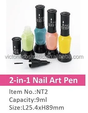 
2 in 1 Nail Art Pen, nail varnish, nail polish 