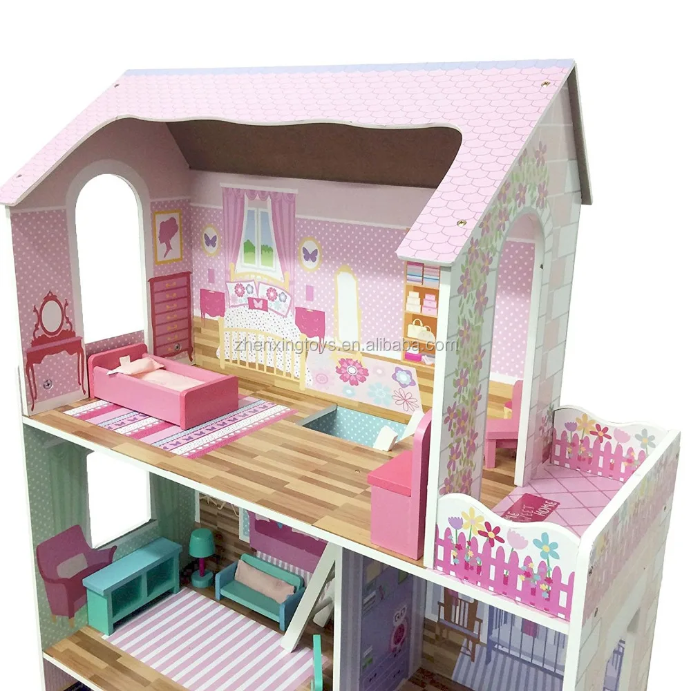 
DIY wooden baby doll house ,doll house 