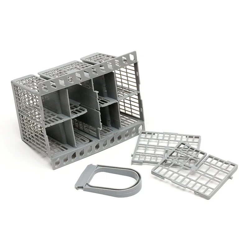 DY156 Customized Spare Dishwasher Cutlery Basket With Handle & Lid