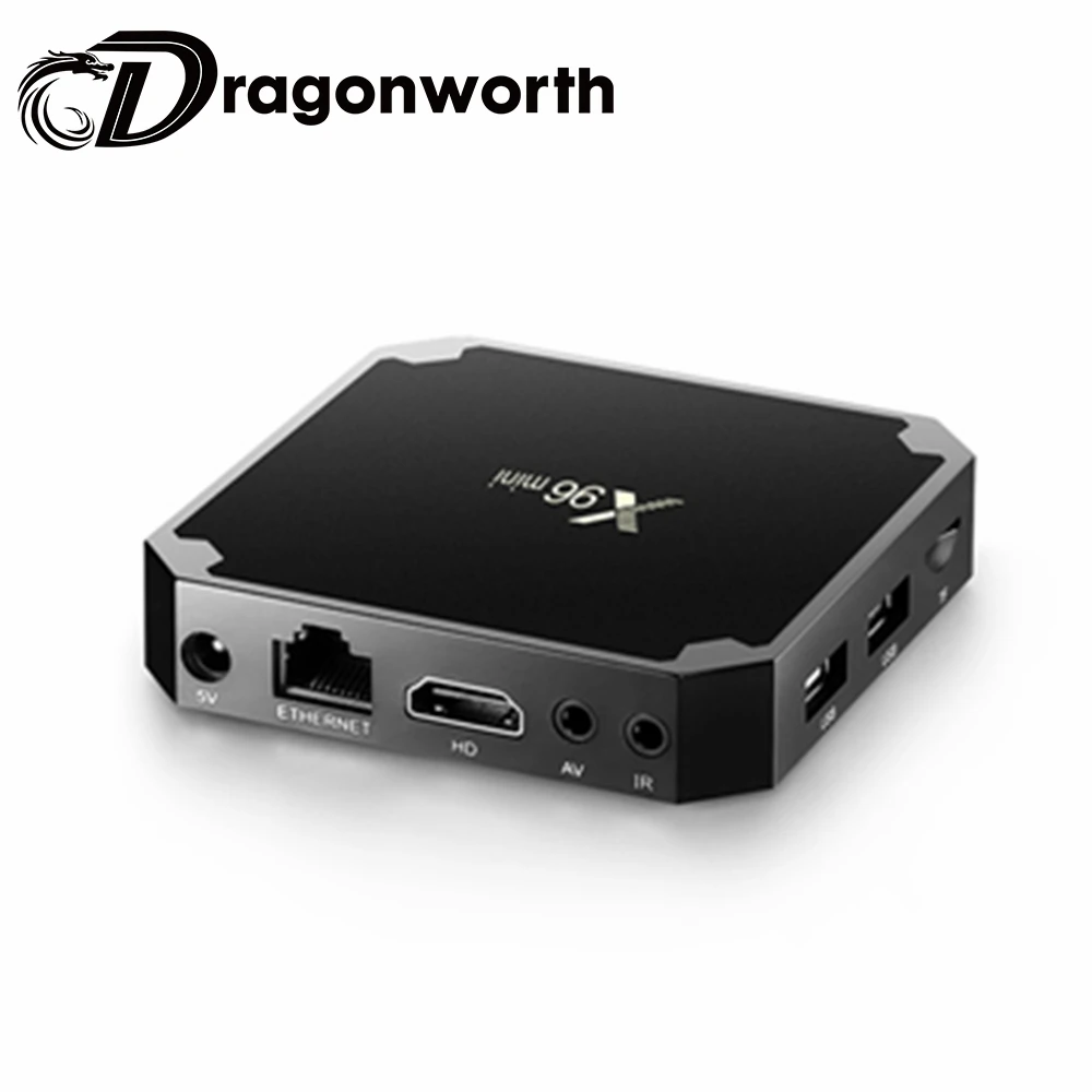 S905W X96 мини smart tv android 7 1 usb ГБ 8 2 16 x96 6 0 box ТВ-тюнер для