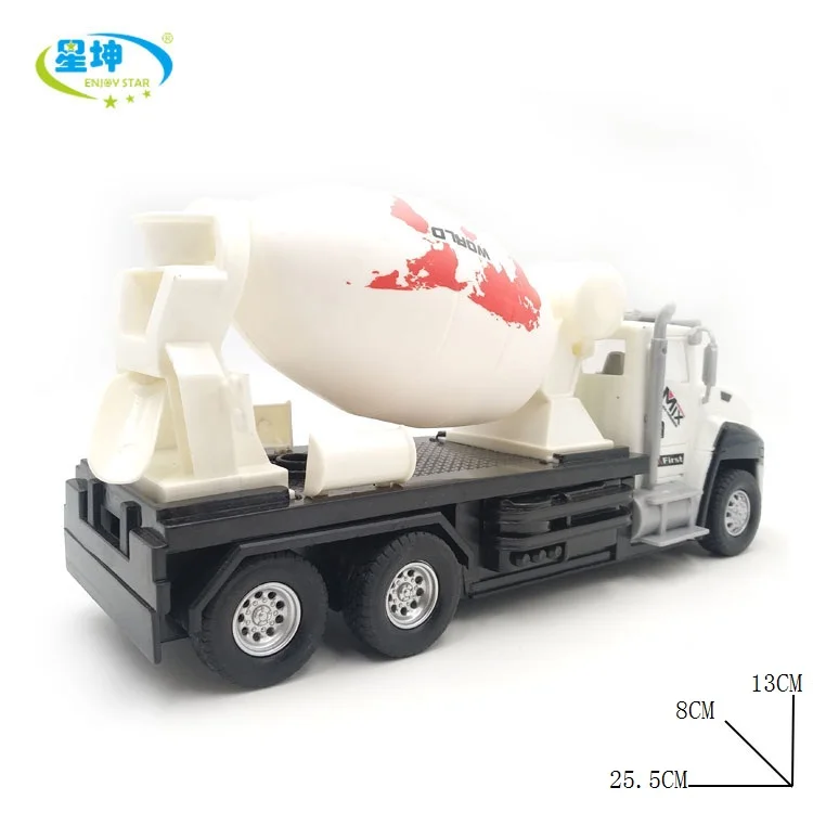Lazada Hot Selling Special Friction Toy Rc Truck for Chid Concrete Mixer Truck Toy