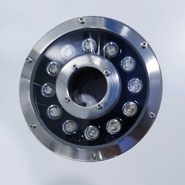 Stainless Steel 6W, 9W, 12W, 18W, 24W OEM Acceptable Colorful LED Underwater Light Led Fountain Light