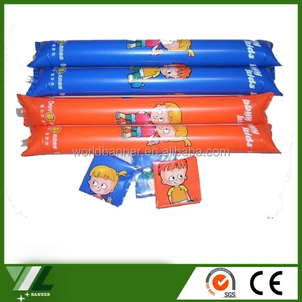 
noise making cheerleader inflatable pvc banger air stick 