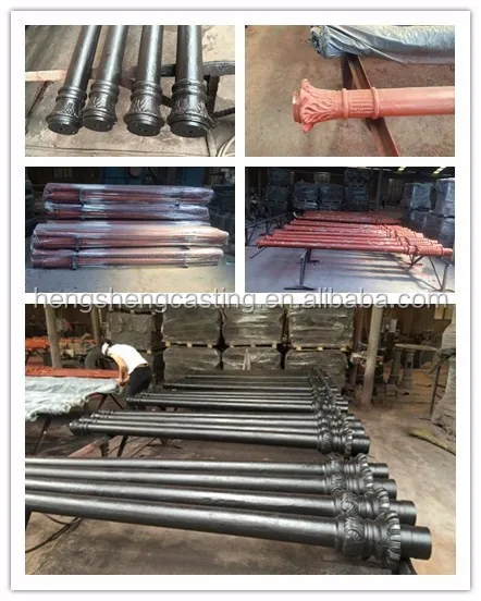 Street Lighting Pole Cast Iron Lamp Post Decorative Street Lamp Post