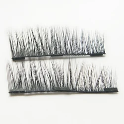 Wholesale 3d brown eyelashes Magnetic Lashes With 3 Magnets