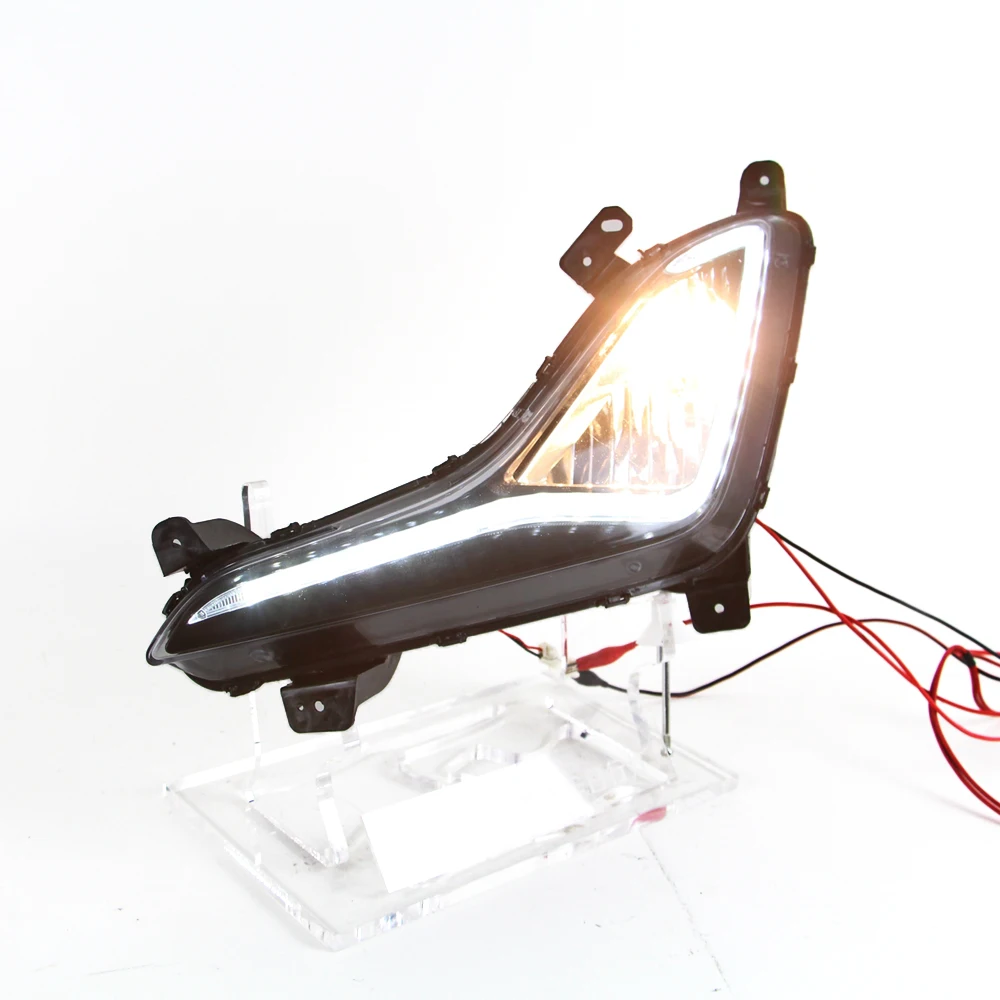 Светодиодные дневные ходовые огни COB для Hyundai Elantra 2014-2015, запасные части для автомобилей