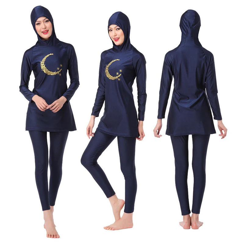 Plus Size Adult Arab Swim Wear Beachwear Muslim Swimwear For Muslim Women