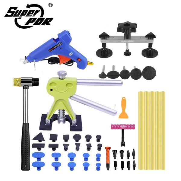 Super PDR Tools Golden Dent Puller for Refrigerator Washing Machine Auto Body Dent Removal Tool kit car Metal Dent Repair