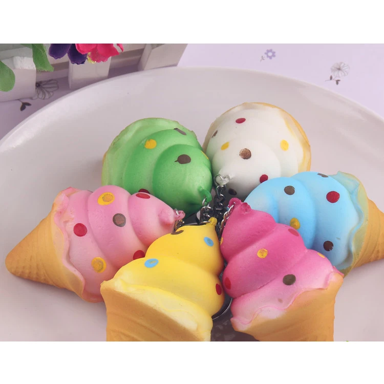 Искусственная кожа Малайзия kawaii мороженое мягкий ibloom squezze медленно восстанавливает форму