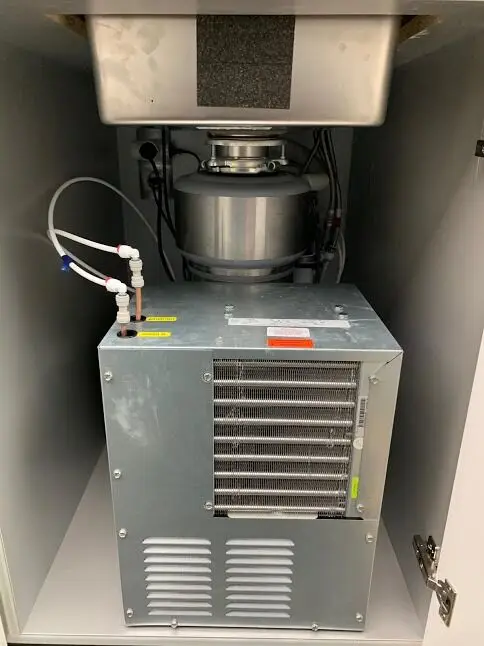 Охладитель воды под раковиной со сверкающей водой, Диспенсер со сверкающей водой