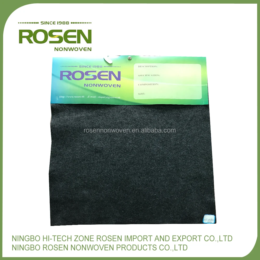 
RS NONWOVEN eco-friendly needle punch 100% polyester speaker felt 