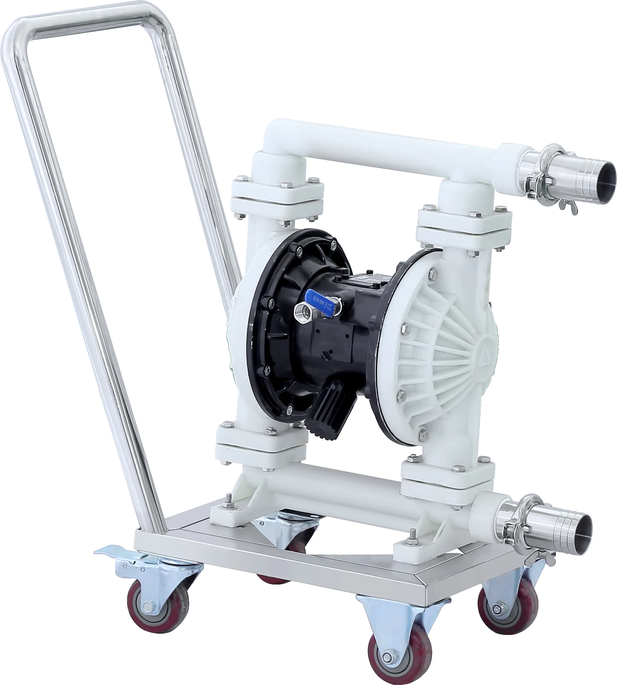 YETO От 0 до 10 лет б/у вилден жидкости лосьон шампунь пневматический мембранный насос для подключения по смешиванию и снаряжению машина с тележкой для сахарной ваты