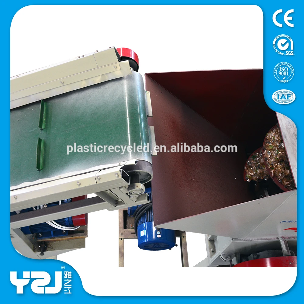 
Plastic PP Recycled PET Bottle Flakes Washing Machine Line 