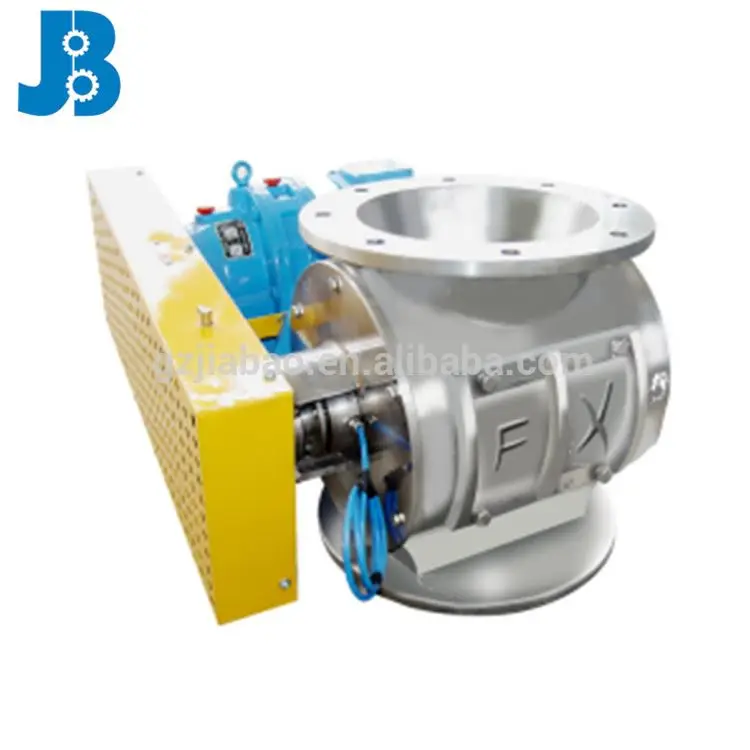 Поворотный пневматический фидерный клапан для сыпучих материалов