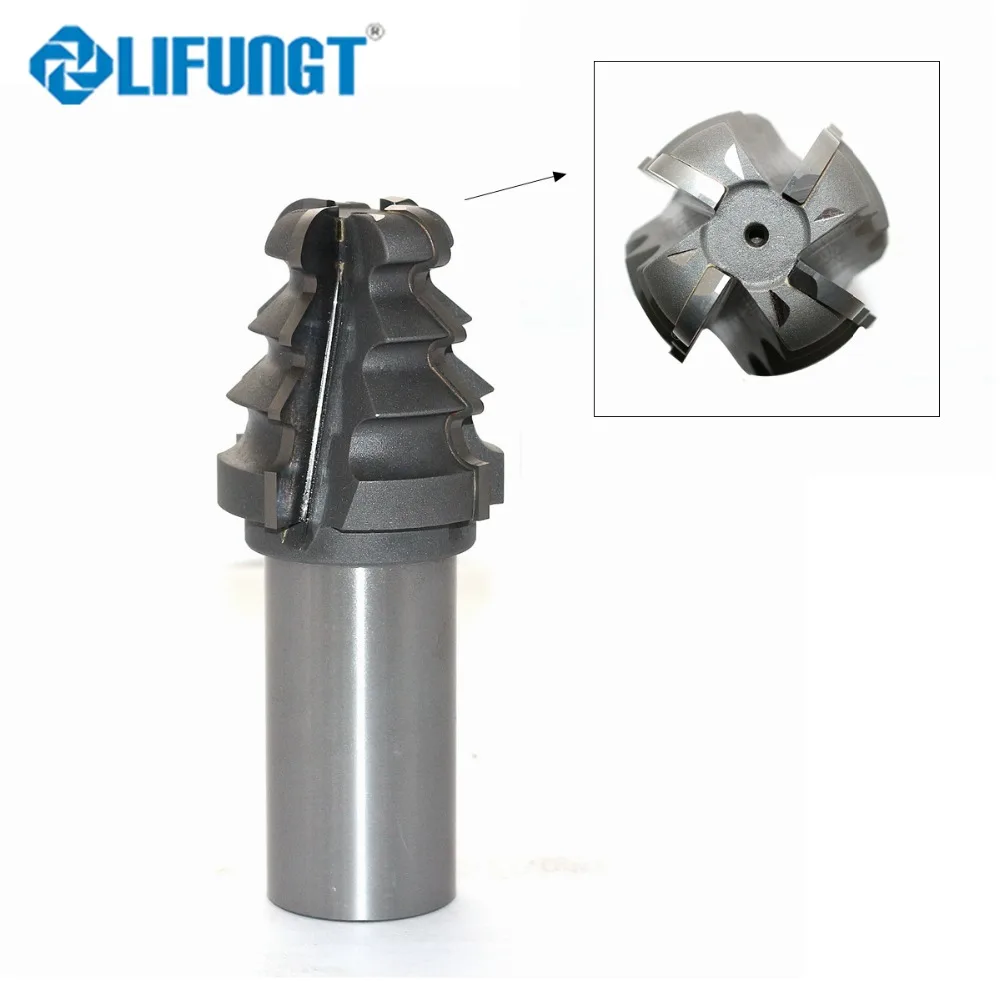 China factory customized tungsten carbide semi-finish fir tree milling cutter for turbine blade root