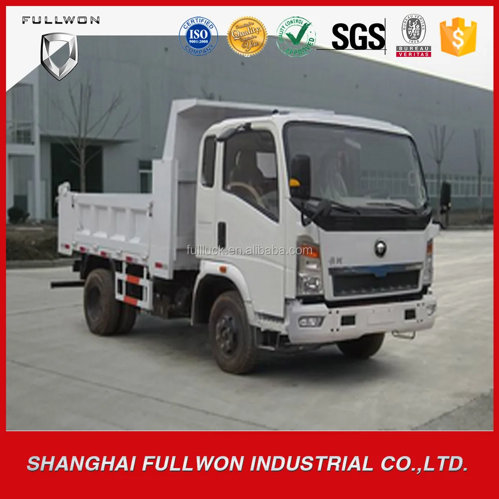 HOWO 5 ton Payload Capacity 4*2 Diesel Tipper Truck