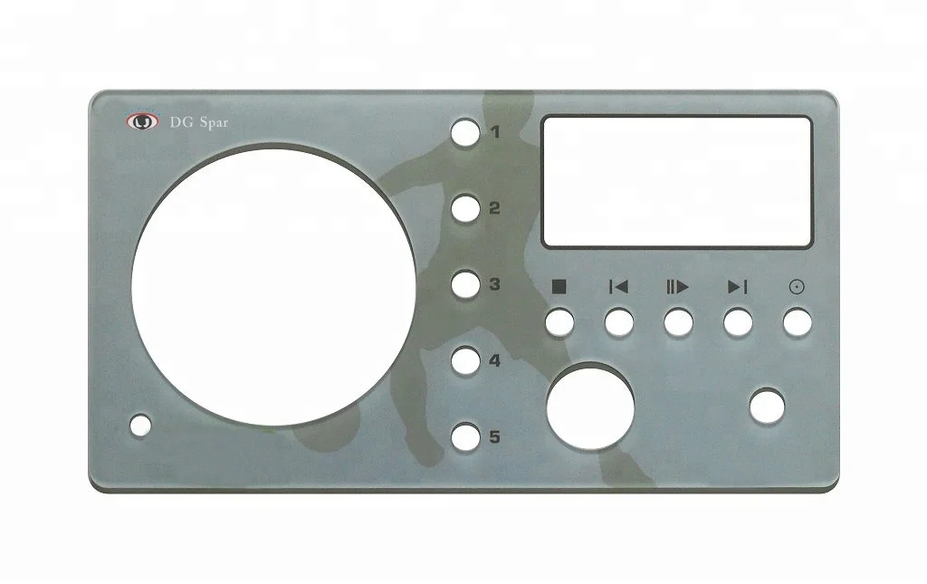 Alibaba China supplier CNC cutting black graphic overlay