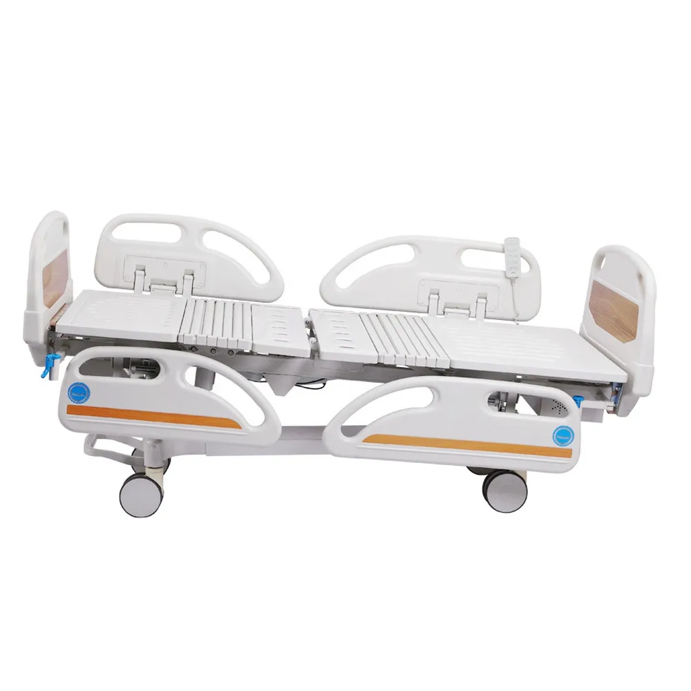Electric ABS Hospital Bed (Five Functions) medical ICU bed by control switch