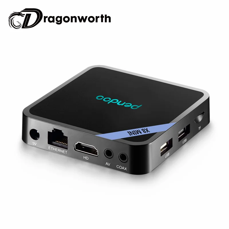Amlogic S905W Mini TV Box Pendoo X8 Mini 1GB ddr3 ram 8GB rom hd live mini pc smart HDD Player