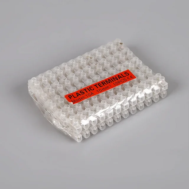 12 Way 380V 450V Terminal Strip Block 3A 6A 10A 15A 30A 60A Pack Of 10Pcs