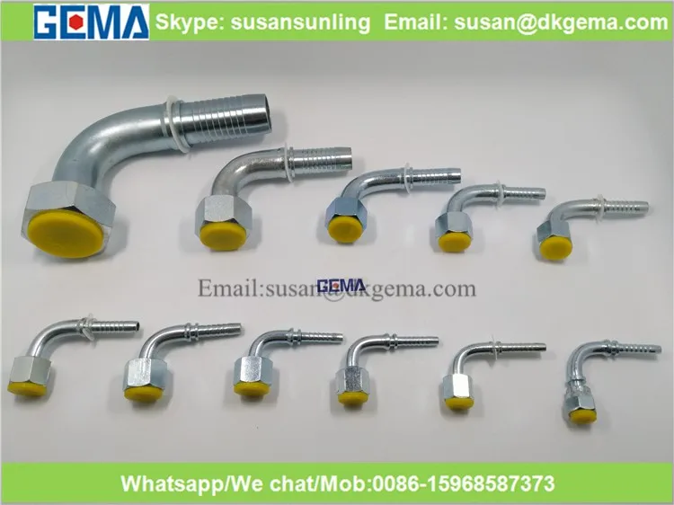 20491 место 24 градусов Конуса O-Ring Уплотнения 90 градусов локоть метрическая женский фиттинга DIN 3865 муфты