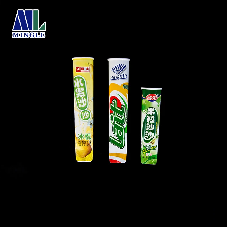 
Eco-friendly Disposable Ice Lolly Tube / Ice Cream Paper Calippo Tube 