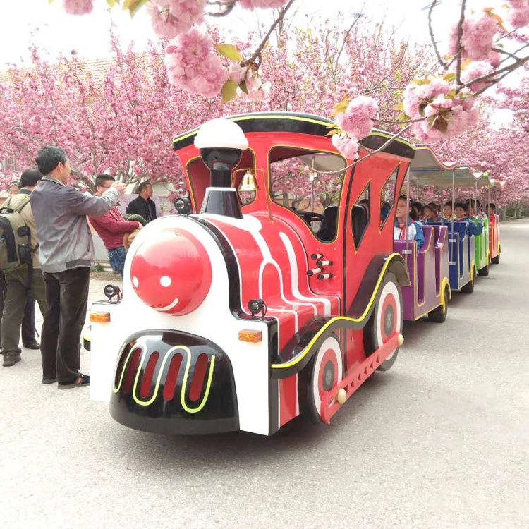 
Used small amusement park electric ride toy train for kids & adult 