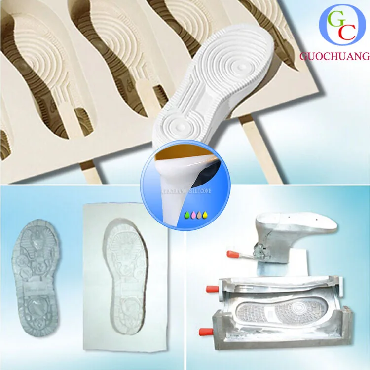Liquid silicone rubber for shoe sole mold making