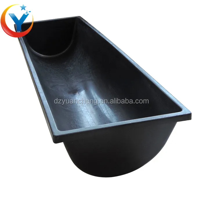plastic animal feeding trough for sheep