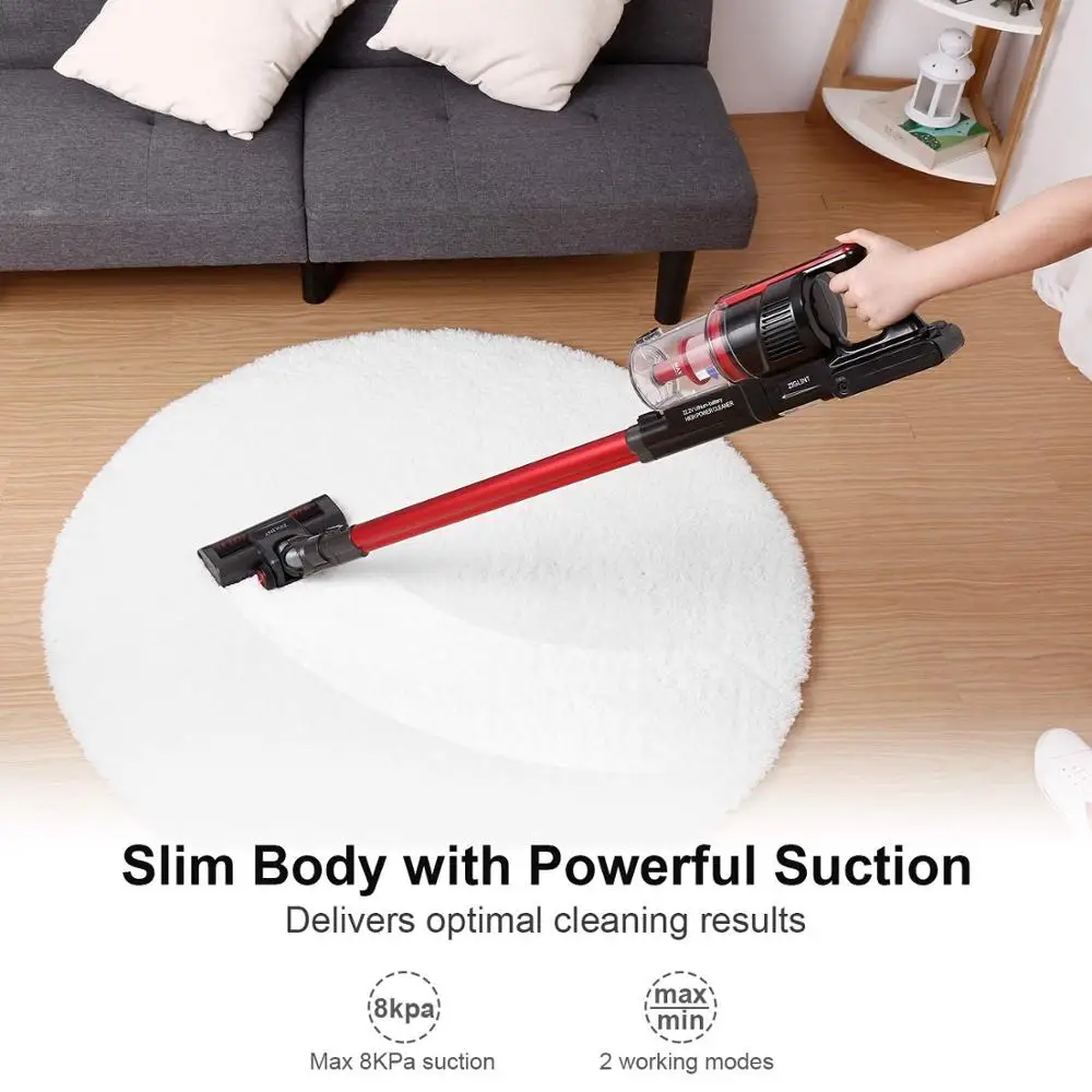 New Design Fashion Rechargeable Cordless Stick Vacuum Cleaner With Li-ion
