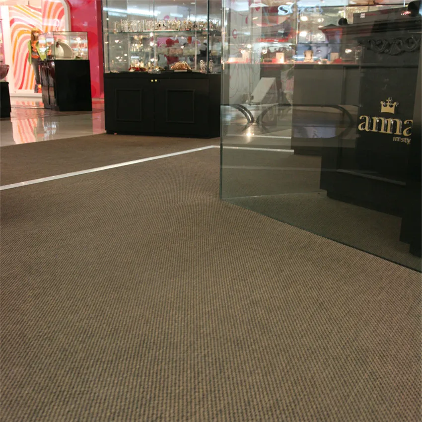 Stocked Woven Carpet Cheap PVC Vinyl Flooring Roll