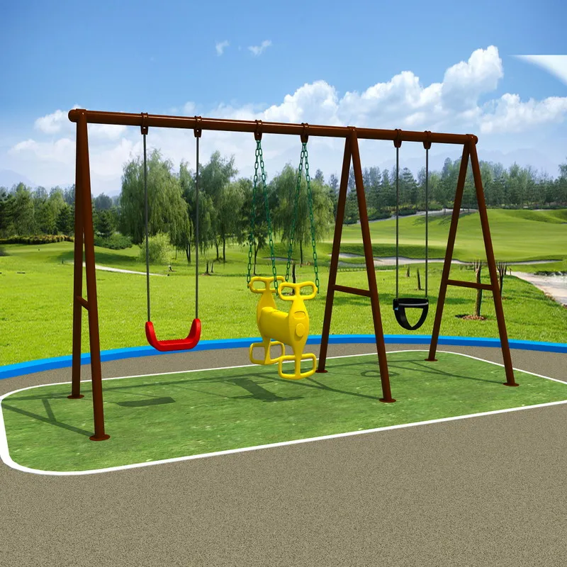Hot Sale Kids Games Swing Set Slide Children Outdoor Garden Swing For outdoor Playground