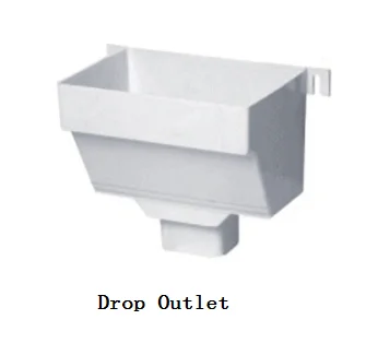 Erikeke Brand Plastic 110mm PVC Roof Rain Gutter with Kitemark Certificate