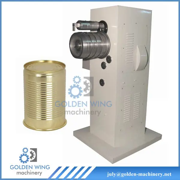 Semi Automatic Tin Can making line/food cans round beading machine/beads making