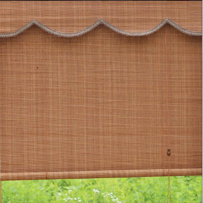 bamboo motorized roller blind decoration for home  waterproof day and night roller blind electric blinds