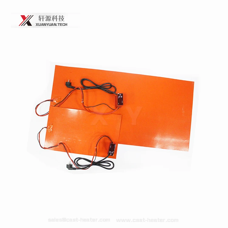 12V 220V battery powered portable silicone rubber heater