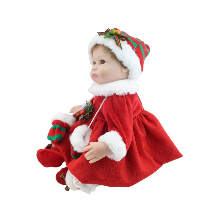 Best selling products christmas gift girls soft real silicon lifelike reborn baby doll for kids