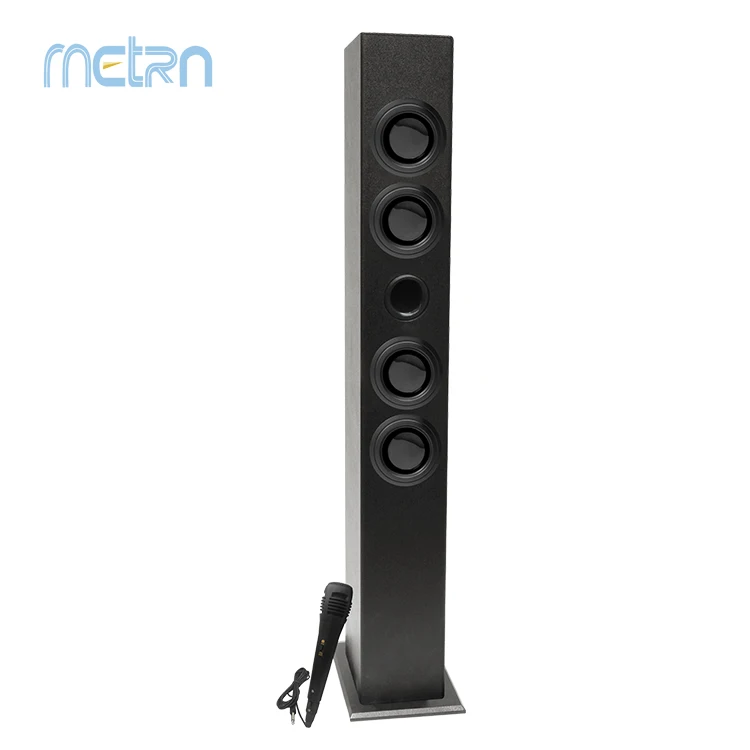 China Manufacturer Blue Tooth Floor Standing Tower Speaker Box with 2000mAh Battery
