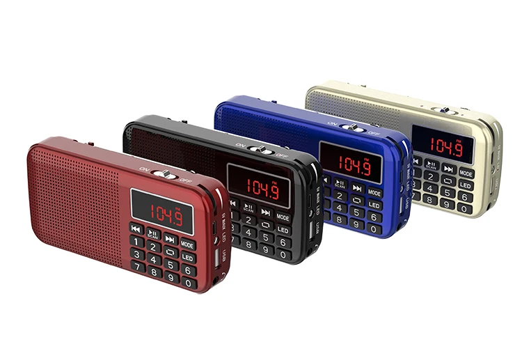 Dewant L-558AM China china am fm portable radio scanners with 2pcs 18650 batteries