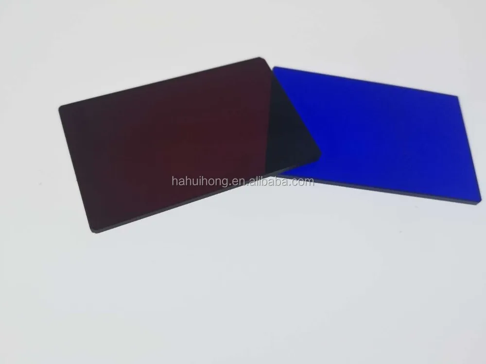 New Product QB Type Filter Green Cyanine Blue Optical Glass QB16 QB21/BG38