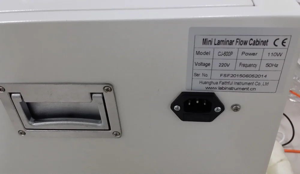 
Mini Laminar Flow Cabinet CJ-600P with HEPA filter 
