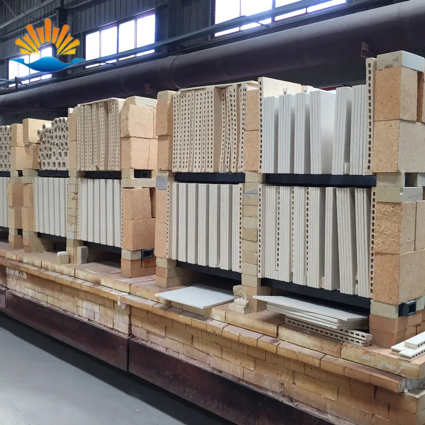 Cordierite Mullite Extruded Hollow Batts With High Carring Capacity