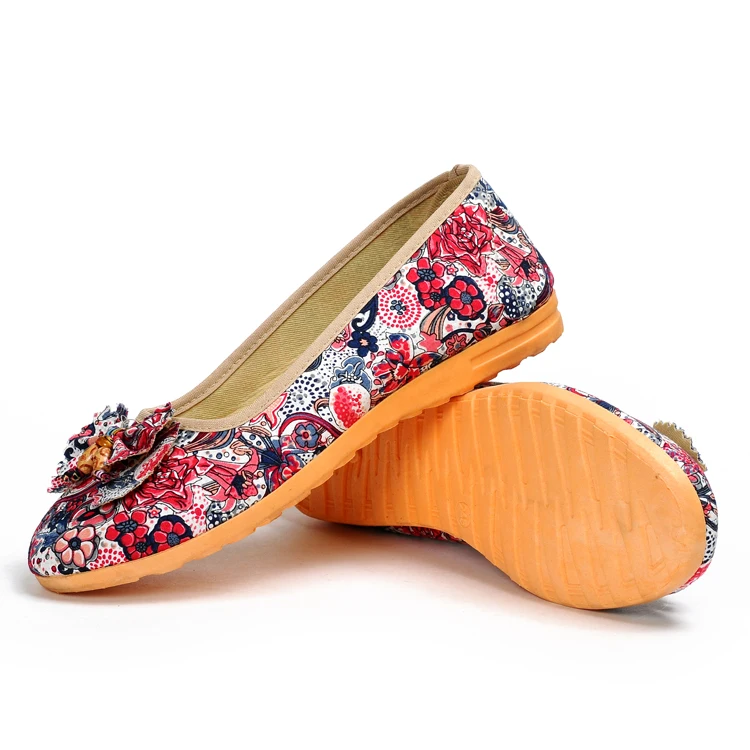 Flat shoes woman fashion bowknot casual elegant ladies vietnam online shoes