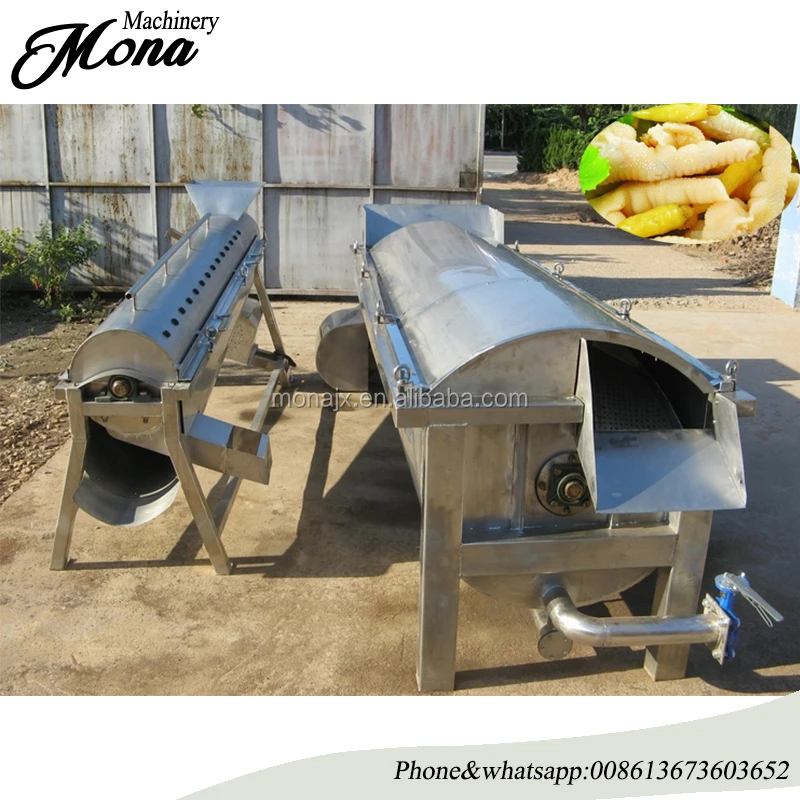 Chicken Feet Peeling Machine Factory Produce Poultry Chicken Feet Paws Peeling Cutting Machine Production Line