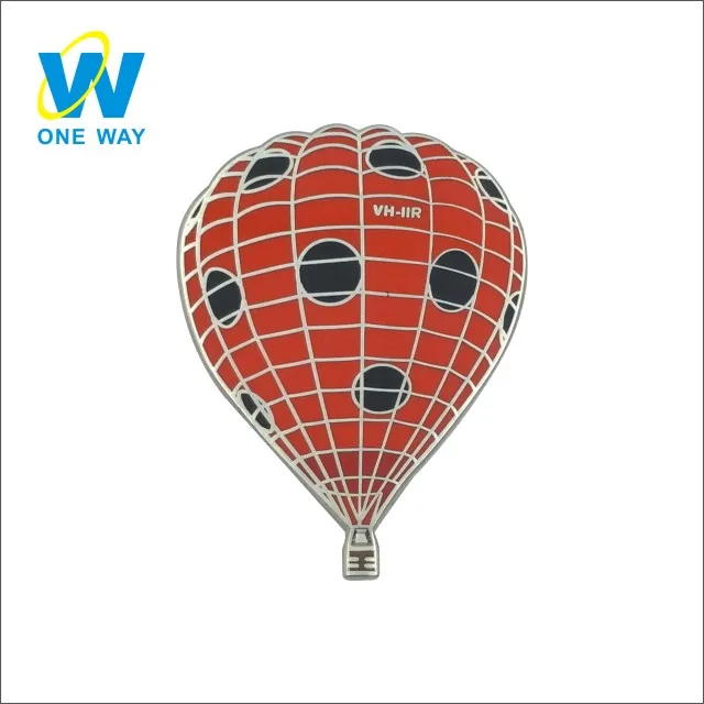 
Wholesale Custom Metal Silver Hard Enamel Round Souvenir Lapel Pin 